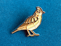 Ik adopteer een veldleeuwerik en krijg de prachtige Vogel van het Jaar-pin!!